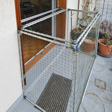 Filet De Protection Pour Chat Balcon 3x2 M - Transparent, Sans Perçage, Pour Fenêtres Et Terrasses - 4